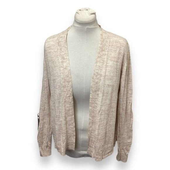 Old Navy Women’s Open Front Lightweight Cardigan, Oatmeal, size L - Picture 1 of 7